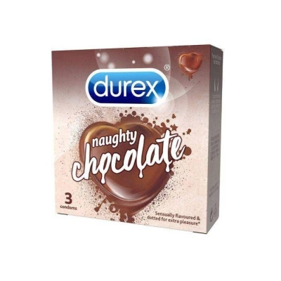 Hộp 3 cái BCS có gai Durex Naughty Chocolate