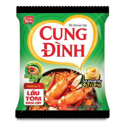 Mì gói Cung đình tôm chua cay 85gr