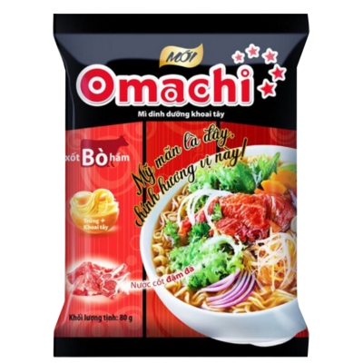 Mì gói Omachi Sốt Bò hầm 80gr