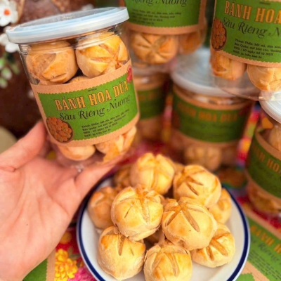 Bánh dừa nướng sầu riêng 