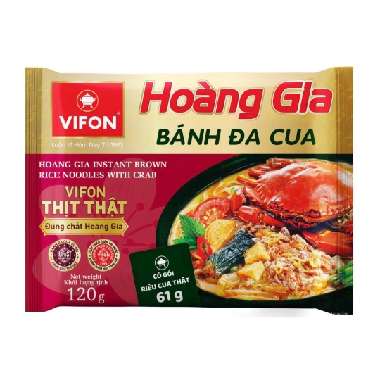 Hoàng Gia Vifon - Bánh đa cua 120gr