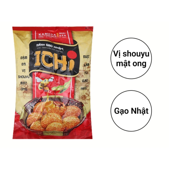Bánh Gạo Nhật Ichi Vị Mật Ong