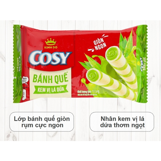 Bánh Quế Cosy Vị Lá Dứa