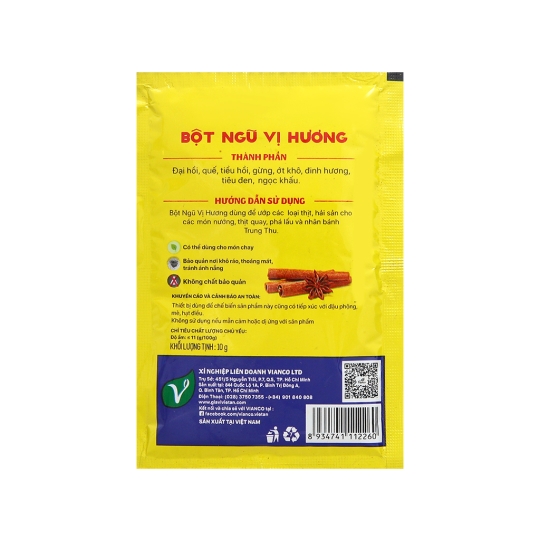 Gia vị Vianco Ngũ vị hương