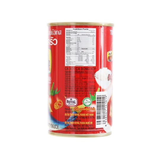 Cá hộp 3 cô gái nắp giựt 155gr
