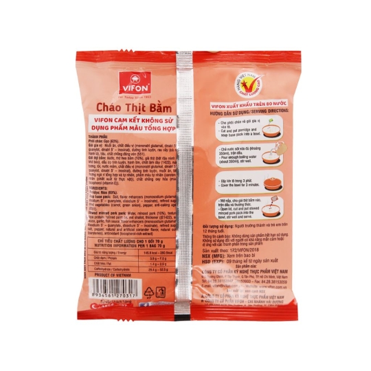 Cháo thịt bằm Vifon