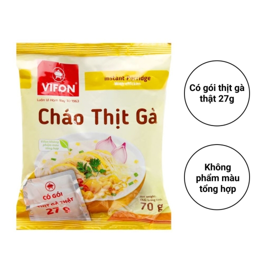 Cháo thịt gà Vifon
