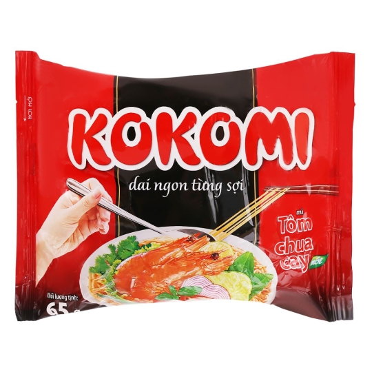 Mì gói Kokomi Tôm chua cay 65gr