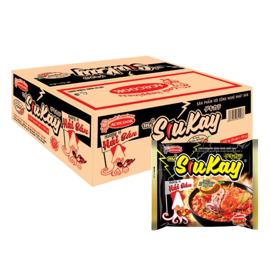 Mì gói siukay vị hải sản 128gr