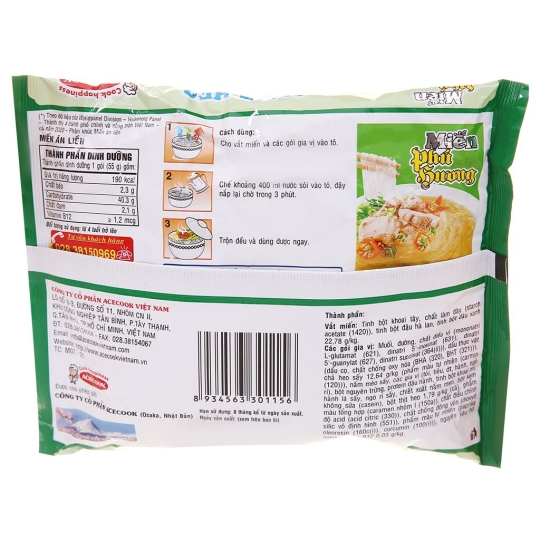 Miến Phú hương sườn heo 66gr