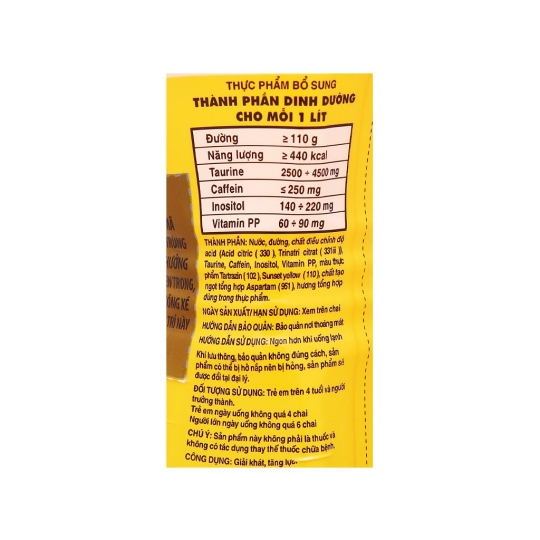 Nước tăng lực Number One 330ml