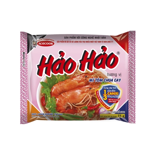 Mì gói hảo hảo Tôm chua cay 75gr