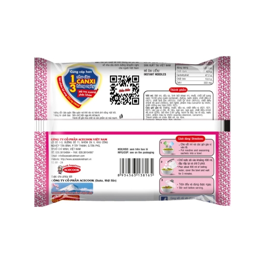 Mì gói hảo hảo Tôm chua cay 75gr