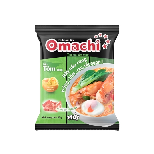 Mì gói Omachi Tôm chua cay 80gr