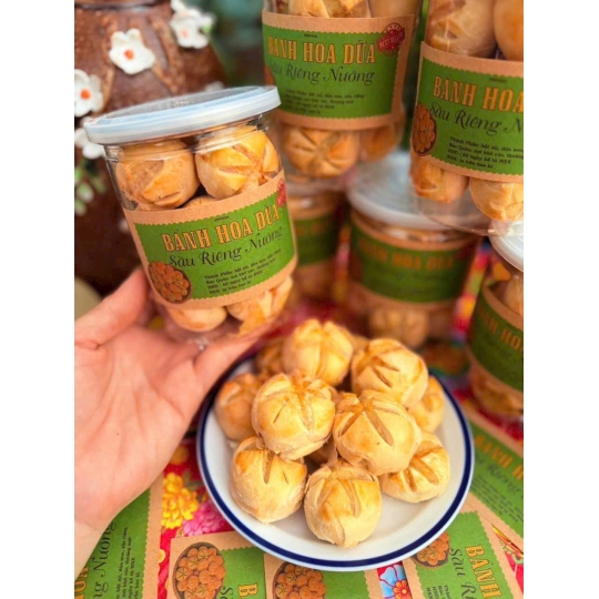 Bánh dừa nướng sầu riêng 