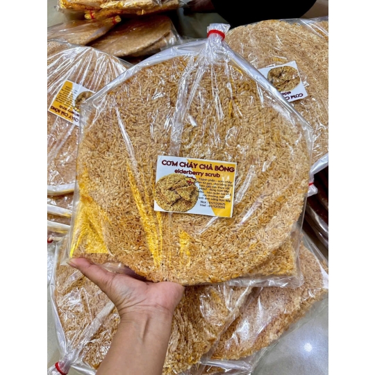 Cơm cháy đáy nồi chà bông 